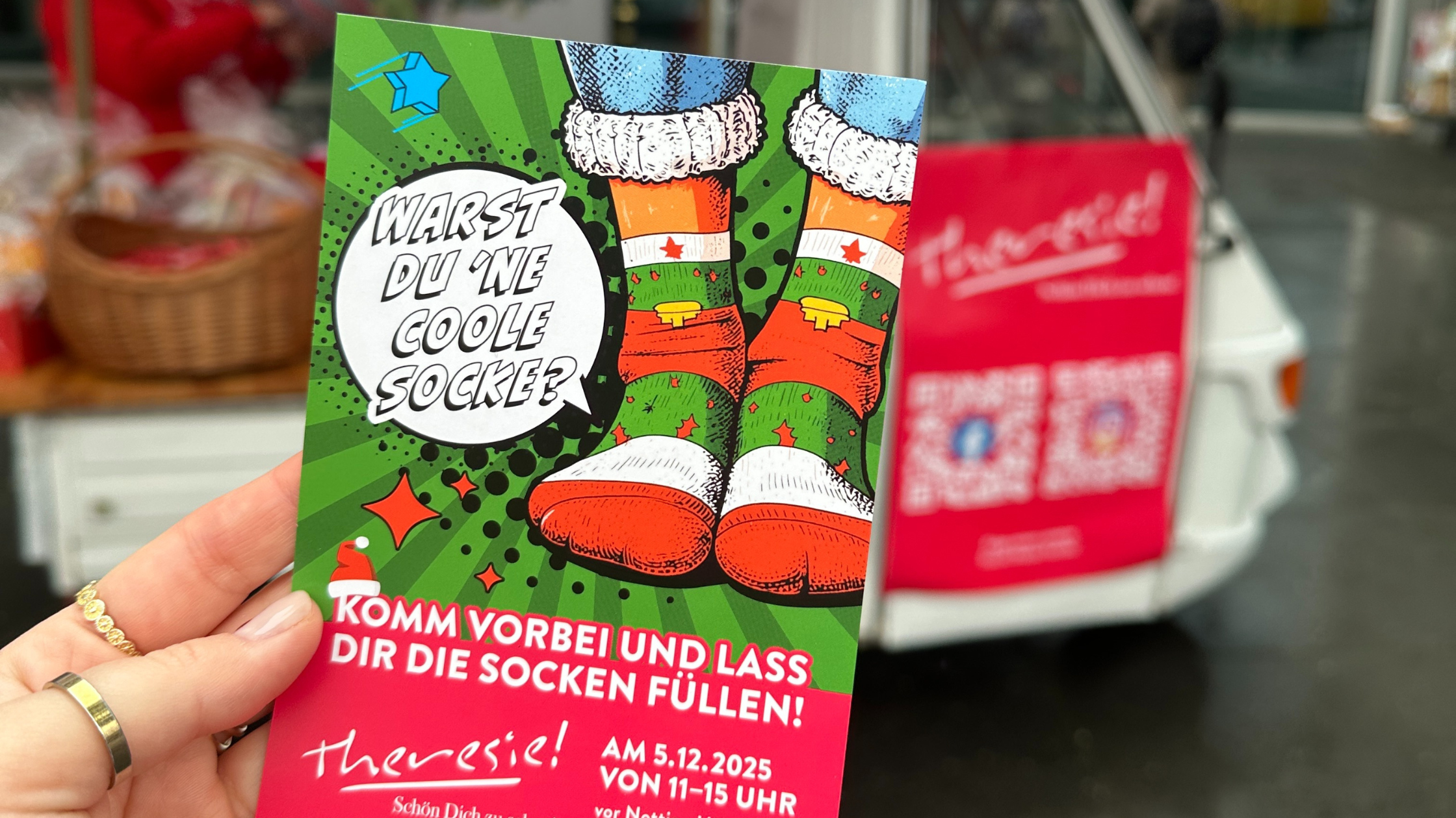 Winterwünsche in der Theresie: Team Santa bringt vorweihnachtliche Freude nach München